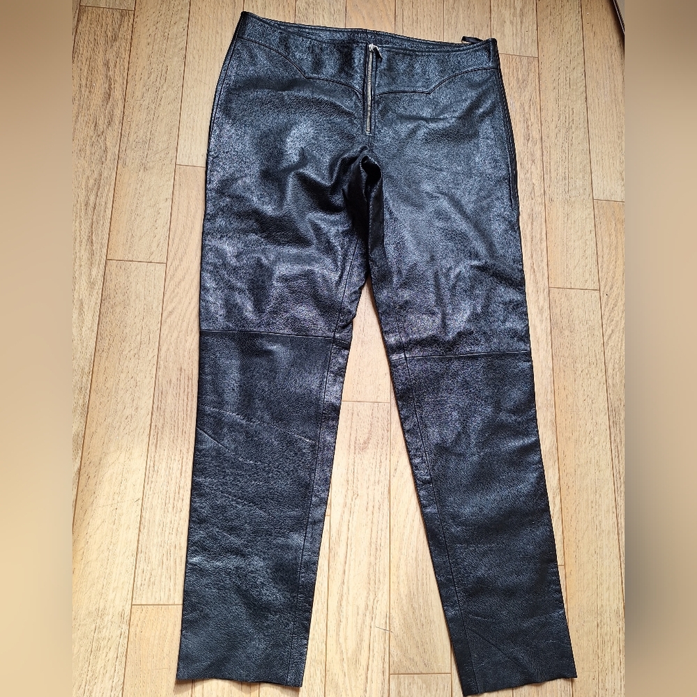 Vtg HIGHWAY 1 Womens Straight Trousers Sz 16 - Picture 2 of 7